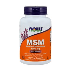 Метилсульфонилметан МСМ Now Foods MSM 1000 mg (120 капс) нау фудс
