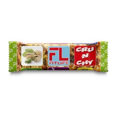 Протеїнові батончики FitLife Crunchy 50 г melon & white chocolate