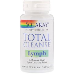 Детоксикация лимфы Solaray Total Cleanse Lymph 60 капсул