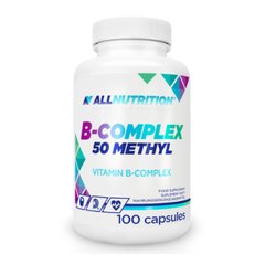Комплекс вітамінів групи Б AllNutrition B-Complex 50 Methyl 100 капсул