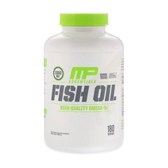 Омега 3 Muscle Pharm Fish Oil 180 капсул риб'ячий жир