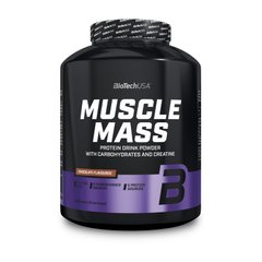 Гейнер для набору маси BioTech Muscle Mass 2270 г полуниця