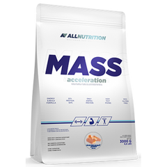 Гейнер для набору маси AllNutrition Mass Acceleration 3000 г Chocolate Caramel Nougat