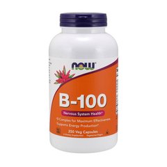 Комплекс вітамінів групи Б Now Foods B-100 (250 капс)