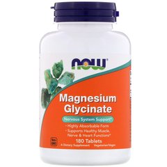 Гліцинат магнію Now Foods Magnesium Glycinate 180 таблеток