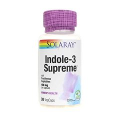 Індол-3-карбінол Solaray Indole-3-Carbinol 100 mg 30 вег. капсул