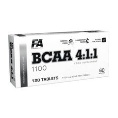 БЦАА Fitness Authority BCAA 4: 1: 1 1100 mg 120 таблеток