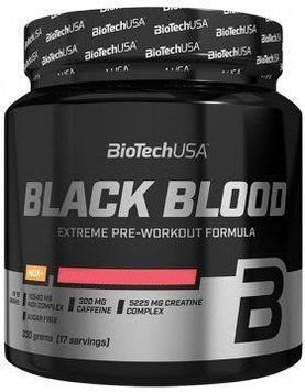 Передтренувальний комплекс BioTechUSA Black Blood NOX+ 340 г ruby berry