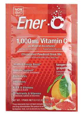 Витаминный Напиток для Повышения Иммунитета, Мандарин и Грейпфрут, Vitamin C, Ener-C, 1пакетик