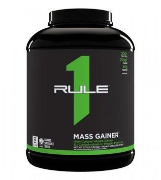 Гейнер для набора массы Rule One Proteins Mass Gainer 2600 г strawberries & creme