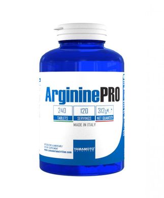 Л-Аргінін Yamamoto nutrition Arginine Pro 240 капс