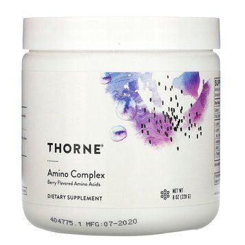 Комплекс аминокислот, вкус ягод, Amino Complex, Berry Flavored, Thorne Research, 228 г 8 унций