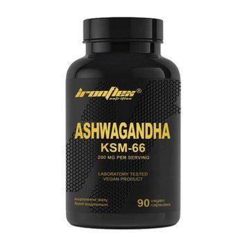 Ашваганда IronFlex Ashwagandha KSM-66 200 mg 90 вег. капсул