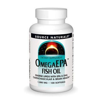 Омега ЕПА Риб'ячий Жир Source Naturals OmegaEPA&trade; Fish Oil 1000 mg 100 М&rsquo;яких Капсул