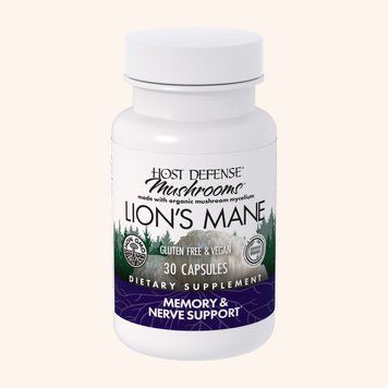 Ежовик гребенчатыйHost Defense Lion's Mane 30 Капсул