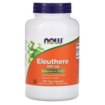 Елеутерокок Now Foods Eleuthero 500 mg 250 капсул