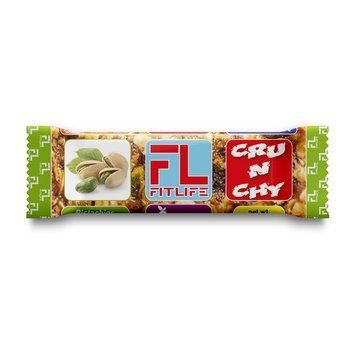 Протеїновий батончик FitLife Crunchy 50 г melon & white chocolate
