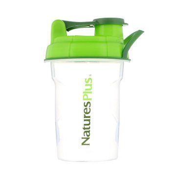 Спортивный шейкер Nature's Plus Shaker 473 мл Green Gray