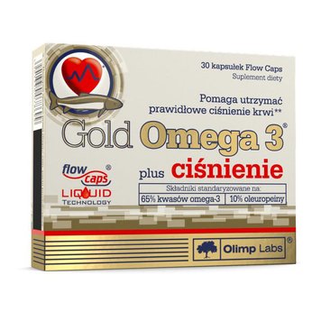 Омега 3 Olimp Gold Omega 3 plus pressure 30 капсул