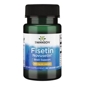 Вітаміни для розумової діяльності Swanson Fisetin Novusetin 100mg 30 капсул