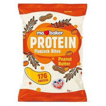 Протеїновий батончик Ma Baker Protein Flapjack Bites 75 г peanut butter