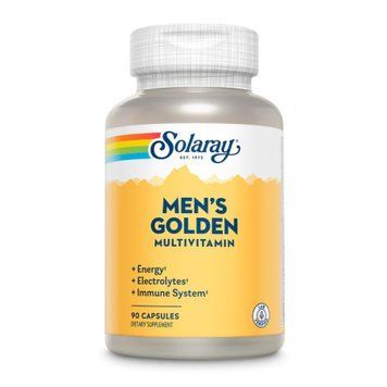 Вітаміни для чоловіків Solaray Men's Golden Multi-Vitamin 90 капсул
