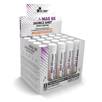 Магній Б6 Olimp CHELA-MAG B6 Shot Sport Edition 25x20 ампул апельсин