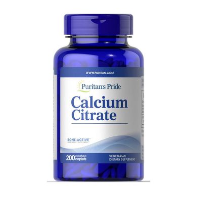 Кальций цитрат Puritan's Pride Calcium Citrate 200 капс пеританс прайд