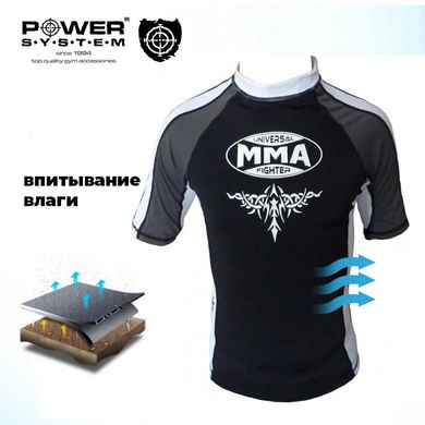 Рашгард для MMA Power System 003 Scorpio M Black/White