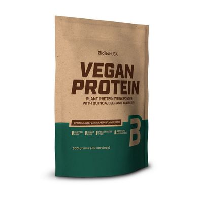 Растительный протеин BioTech Vegan Protein (500 г) лесные ягоды