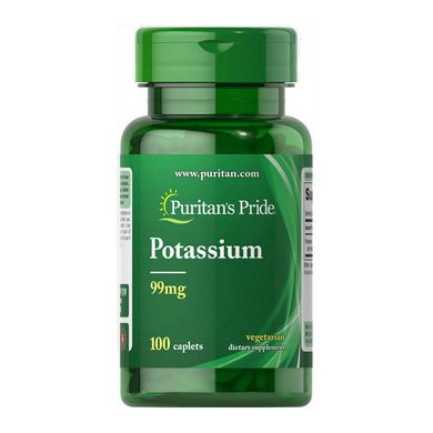 Калій глюконат Puritan's Pride Potassium 99 mg 100 капс