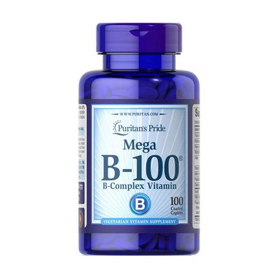 Комплекс витаминов группы Б Puritan's Pride Mega B-100 (100 капс)