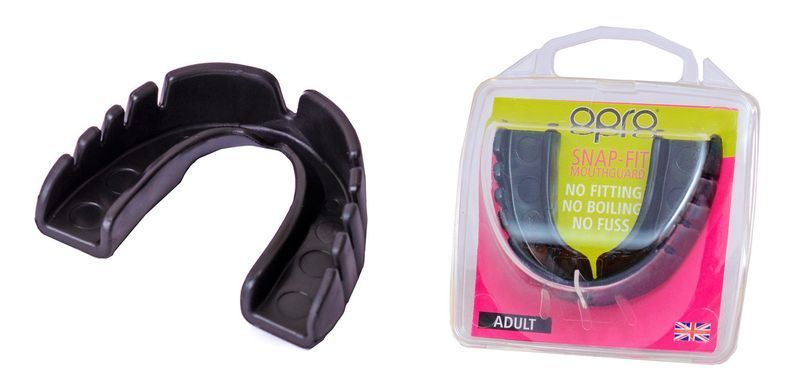 Капа OPRO Junior Snap-Fit Jet Black (art.002143001)