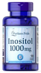 Инозитол Puritan's Pride Inositol 1000 mg 90 таблеток