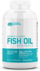 Рыбий жир Optimum Nutrition Fish Oil (200 капс) омега 3 оптимум нутришн