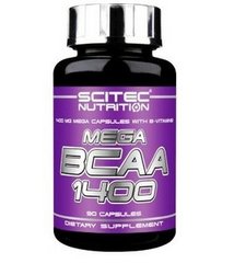 БЦАА Scitec Nutrition Mega BCAA 1400 90 капсул мега