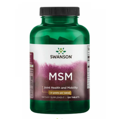 Метилсульфонилметан МСМ Swanson Ultra MSM 1500 mg 120 таблеток