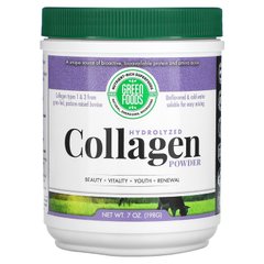 Колаген Green Foods Hydrolyzed Collagen Powder 198 грам
