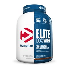 Сироватковий протеїн концентрат Dymatize 100% Elite Whey Protein (2,3 кг) raspberry