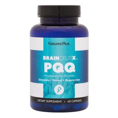 Пірролохінолінхінон PQQ, 20 мг, BrainCeutix, Nature's Plus, 60 капсул