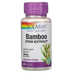 Экстракт стебля бамбука Solaray Bamboo Steam Extract 60 капсул