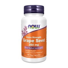 Екстракт виноградних кісточок Now Foods Grape Seed 250 mg extra strength 90 капсул