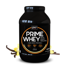 Сывороточный протеин изолят QNT Prime Whey 908 грамм Ваниль
