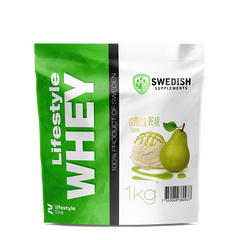 Сывороточный протеин изолят Swedish Supplements Lifestyle Whey 1000 грамм vanilla pear