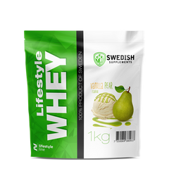 Сироватковий протеїн ізолят Swedish Supplements Lifestyle Whey 1000 грам vanilla pear