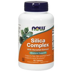 Силіка комплекс Now Foods Silica Complex (90 таб)