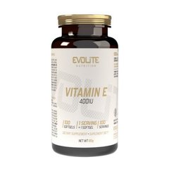 Вітамін Е Evolite Nutrition Vitamin E 400IU 100 м'як. капсул