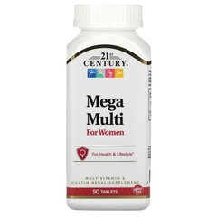 Витамины для женщин 21st Century Mega Multi for Women 90 таблеток