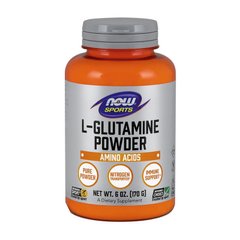 Глютамін Now Foods L-Glutamine Powder 170 г unflavored