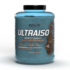 Сироватковий протеїн ізолят Evolite Nutrition UltraIso 2000 г chocolate